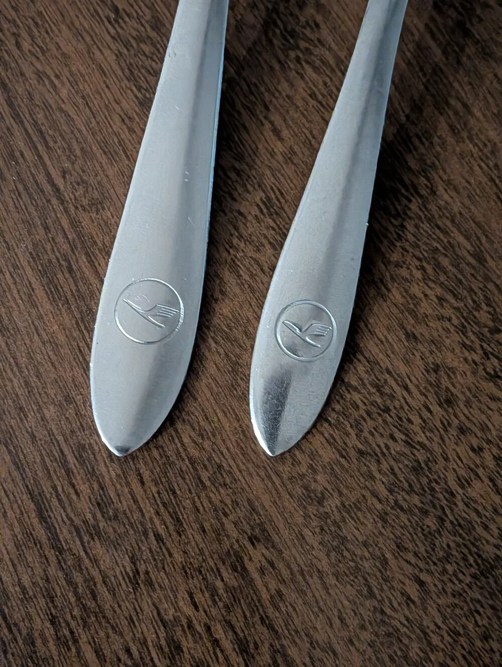 Vintage Lufthansa German Airlines Flatware – Fork & Spoon – Solingen Germany